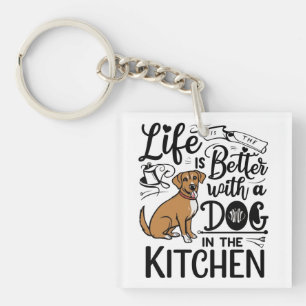 Dog Kitchen Companion Keychain