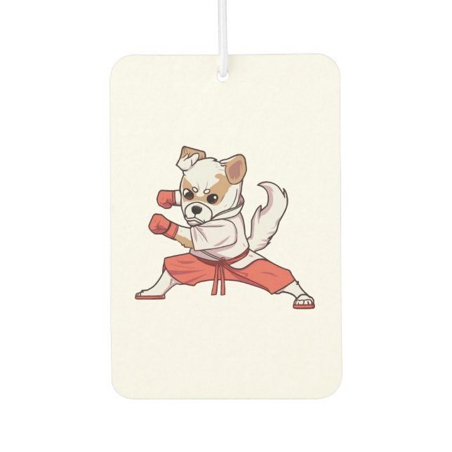 Dog Knows Karate    Air Freshener (Front)