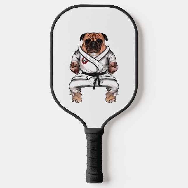 dog knows karate                 pickleball paddle (Front)