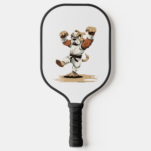 Dog Knows Karate      Pickleball Paddle (Front)