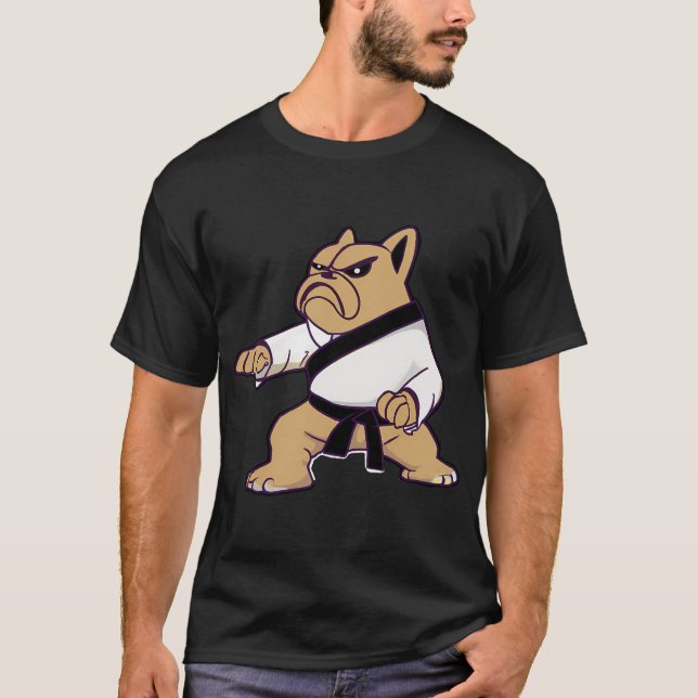 Dog Knows Karate ! T-Shirt (Front)