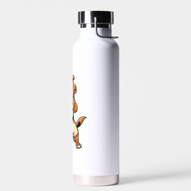 Dog Knows Karate transformed Water Bottle (Left)