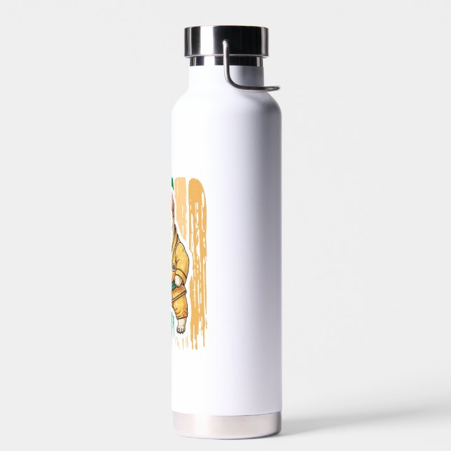 Dog Knows Karate           Water Bottle (Left)