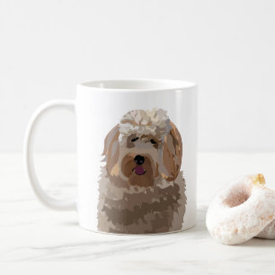 Dog Labradoodle Cute Dog Design Coffee Mug