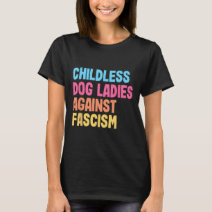 Dog Ladies Against Fascism Kamala Harris  T-Shirt