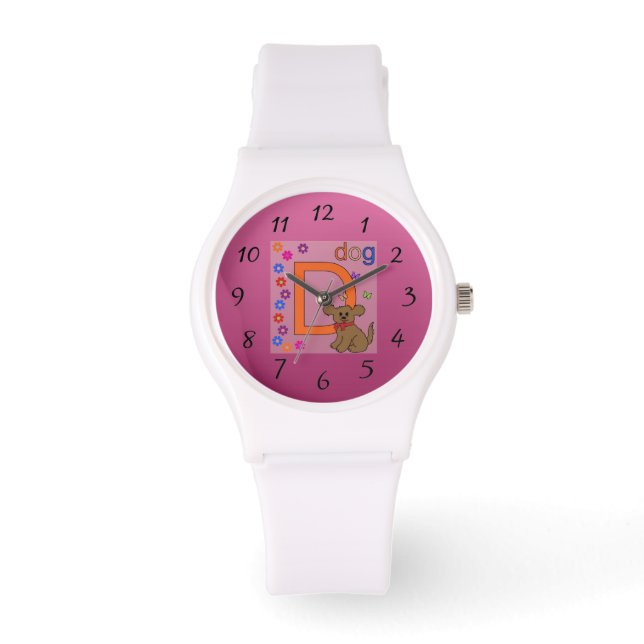 Dog Letter D Watch (Front)