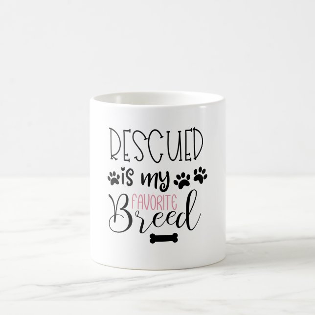 dog life coffee mug (Center)