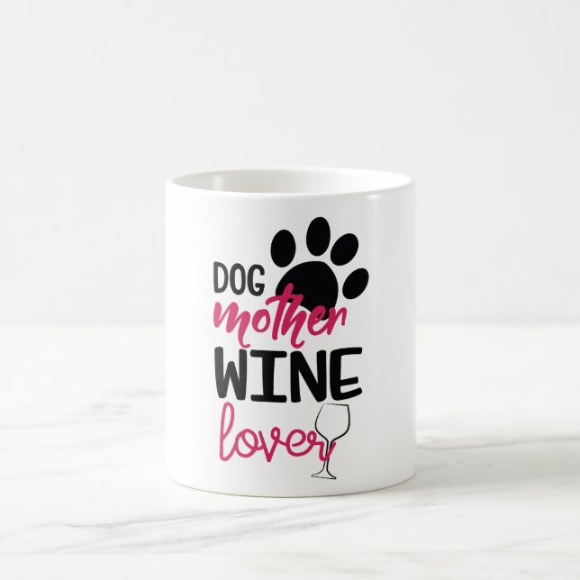 dog life coffee mug (Center)