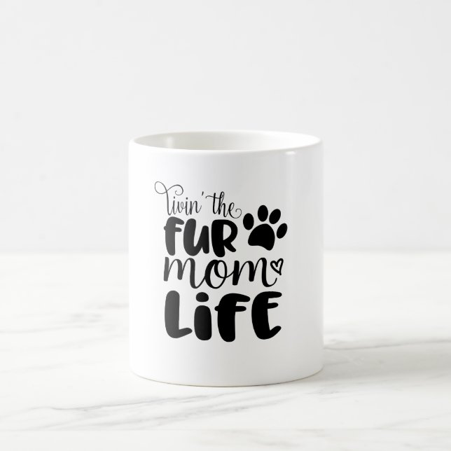 dog life coffee mug (Center)