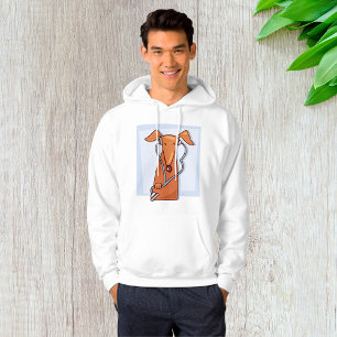 Dog Listening to Music Funny Headphones Pup Hoodie