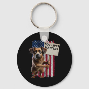 Dog Lives They Eating Dogs Spriengfield Sticker Keychain