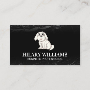 Dog Logo Animal Services Business Card
