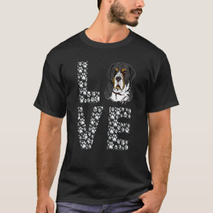 Dog Love Bernese Mountain Dog For Men And Women 1 T-Shirt