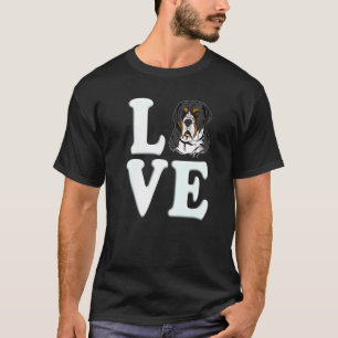 Dog Love Bernese Mountain Dog For Men And Women   T-Shirt
