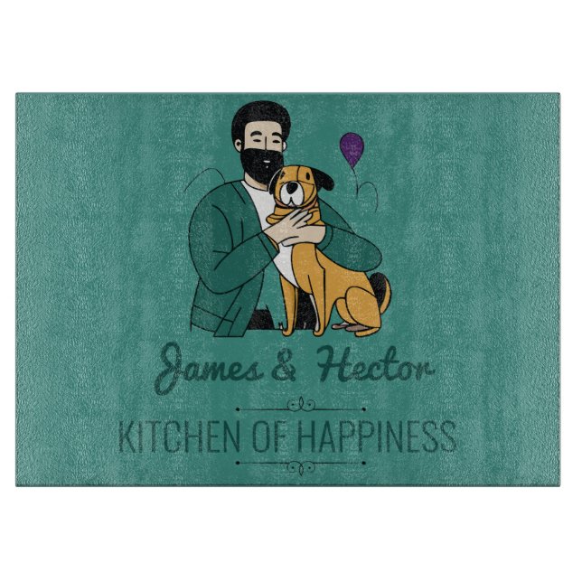 Dog Love Cutting Board (Front)