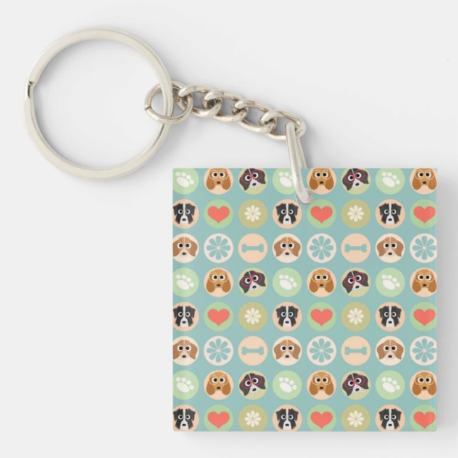 Dog Love Keychain (Front)