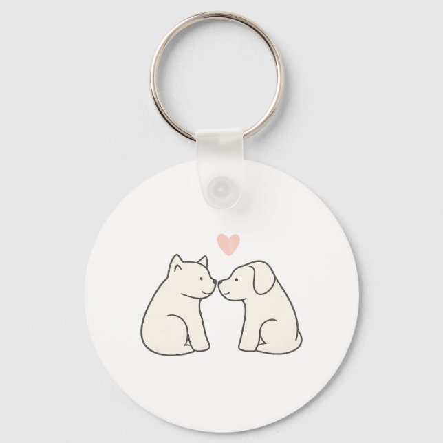 Dog Love Keychain (Front)