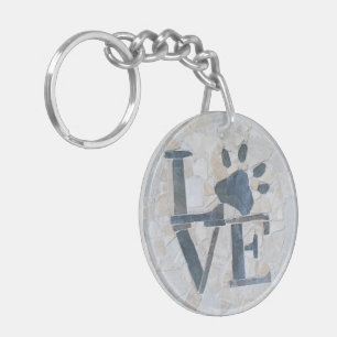 Dog Love Keychain