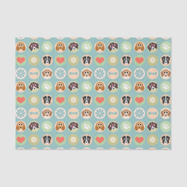 Dog Love Tissue Paper (Front)