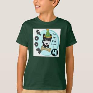 Dog Lover 4th Birthday T-shirts and Gifts