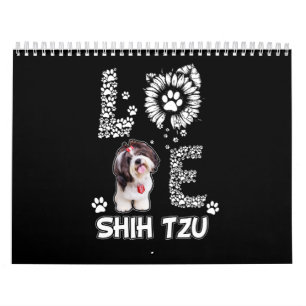 Dog Lover Beautiful Shih Tzu Calendar