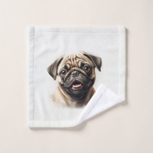 Dog Lover, Best Dog Mom Ever, Dog Dad, Kids, Dogs Wash Cloth