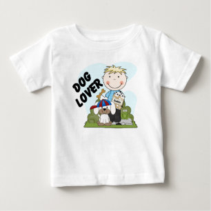 Dog Lover Blonde Boy T shirts and Gifts
