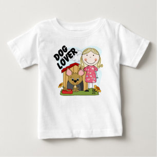 Dog Lover Blonde Girl T-shirts and Gifts