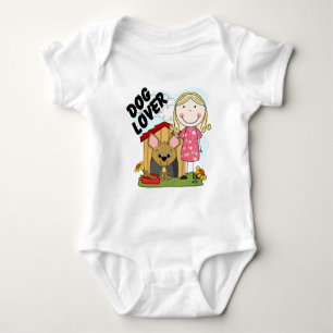 Dog Lover Blonde Girl T-shirts and Gifts