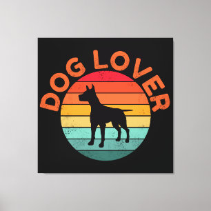 DOG LOVER CANVAS PRINT