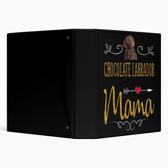 Dog Lover | Chocolate Labrador Mama Binder (Background)