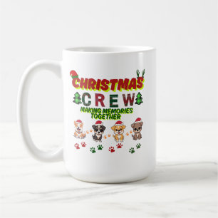 Dog Lover Christmas Family-Christmas crew dogs Coffee Mug