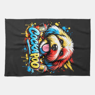 Dog Lover Cockapoo Gift Dog Owner Kitchen Towel