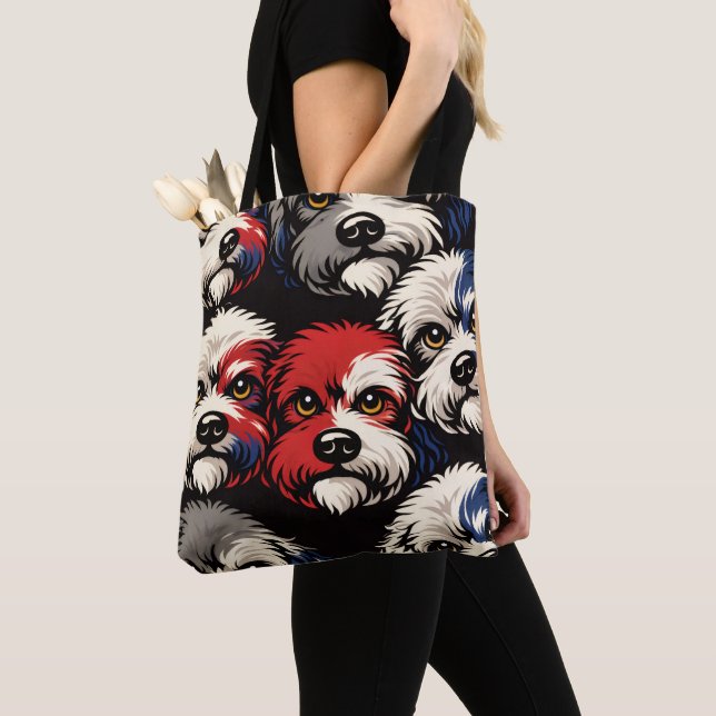 Dog Lover Cockapoo Gift Tote Bag (Close Up)