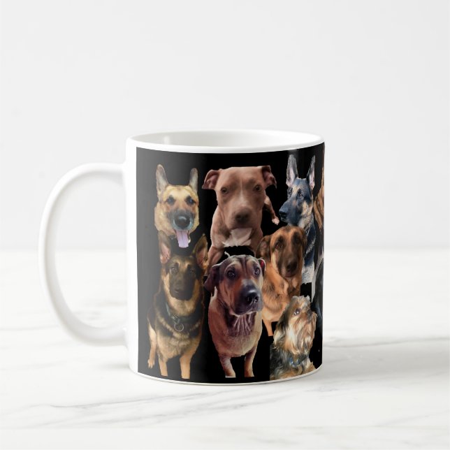 DOG LOVER     COFFEE MUG (Left)