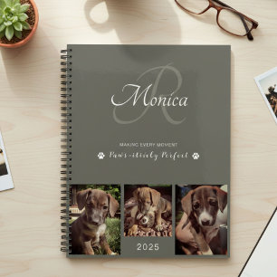 Dog Lover Custom Photo Collage Planner