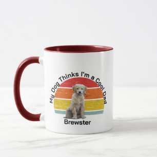 Dog Lover DAD Personalized - Cute Puppy Pet Photo Mug