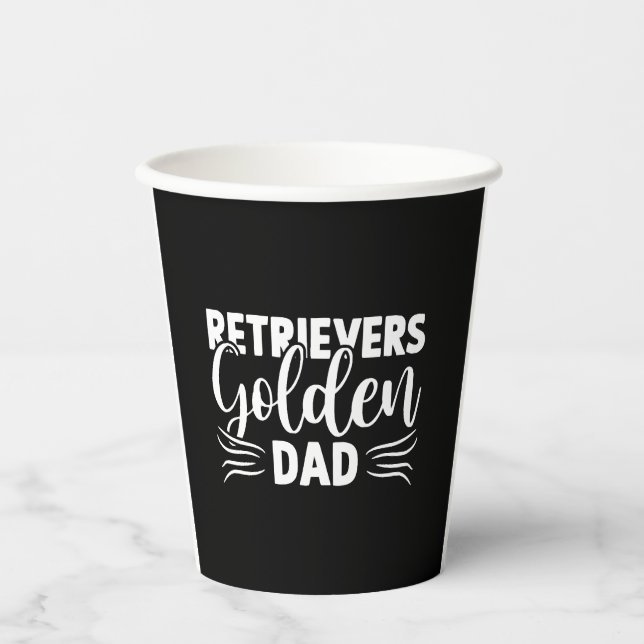 Dog lover dad SVG   Paper Cups (Front)