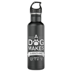Dog Lover Dogs Animal Cute Cool Funny Gift Idea 710 Ml Water Bottle