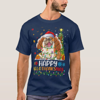 Dog Lover Funny Happy American Bulldog HelloThanks T-Shirt