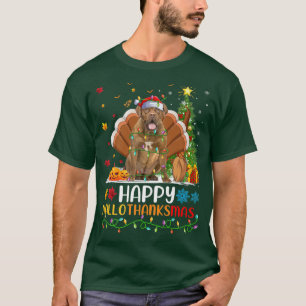 Dog Lover Funny Happy Dogue De Bordeau Dog HelloTh T-Shirt
