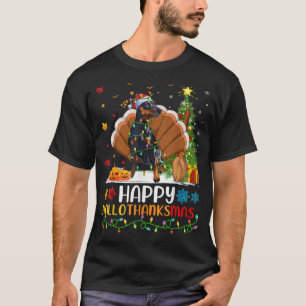 Dog Lover Funny Happy Miniature Pinscher Dog Hello T-Shirt