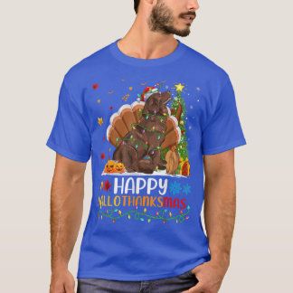 Dog Lover Funny Happy Newfoundland Dog HelloThanks T-Shirt