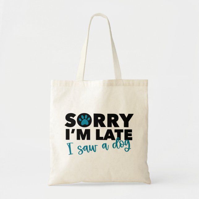 Dog Lover Funny Tote Bag (Front)