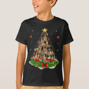 Dog Lover German Shepherd Christmas Tree Xmas Part T-Shirt