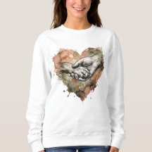 Dog Lover Human Animal Bond Watercolor Heart