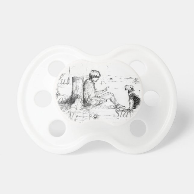Dog Lover Items Pacifier (Front)