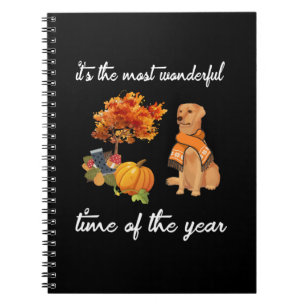 Dog Lover It's The Most Wonderful Time Of The Year Notebook