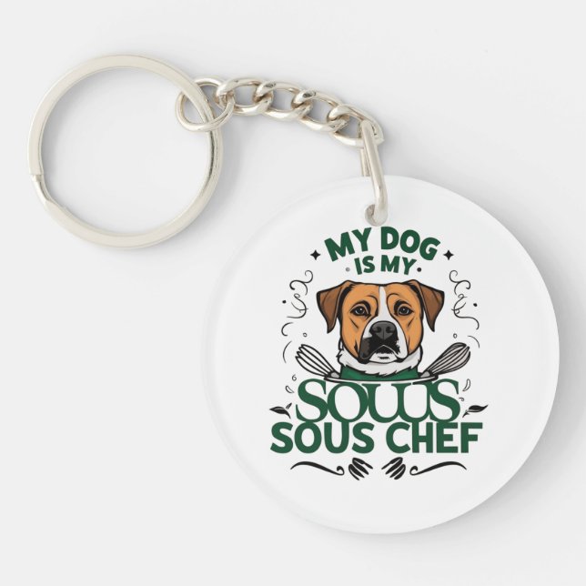 Dog Lover Keychain (Front)