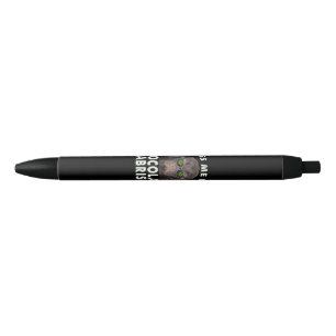 Dog Lover Kiss Me I'm Chocolate Labrish Black Ink Pen